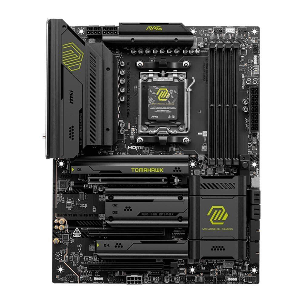 Placa Mãe MSI MAG X870E TOMAHAWK WIFI, AMD, Socket AM5, ATX, DDR5 UDIMM, Wi-Fi 7, Preto - X870ETOMAHAWKWIFI