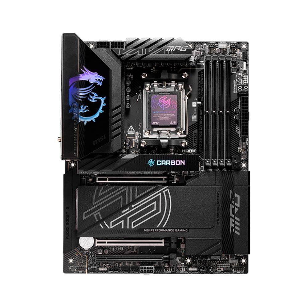 Placa-Mãe MSI MPG X870E Carbon, AMD Socket AM5 ATX, DDR5, Wi-Fi 7, Bluetooth 5.4, Preto - MPG X870E CARBON... - foto 3