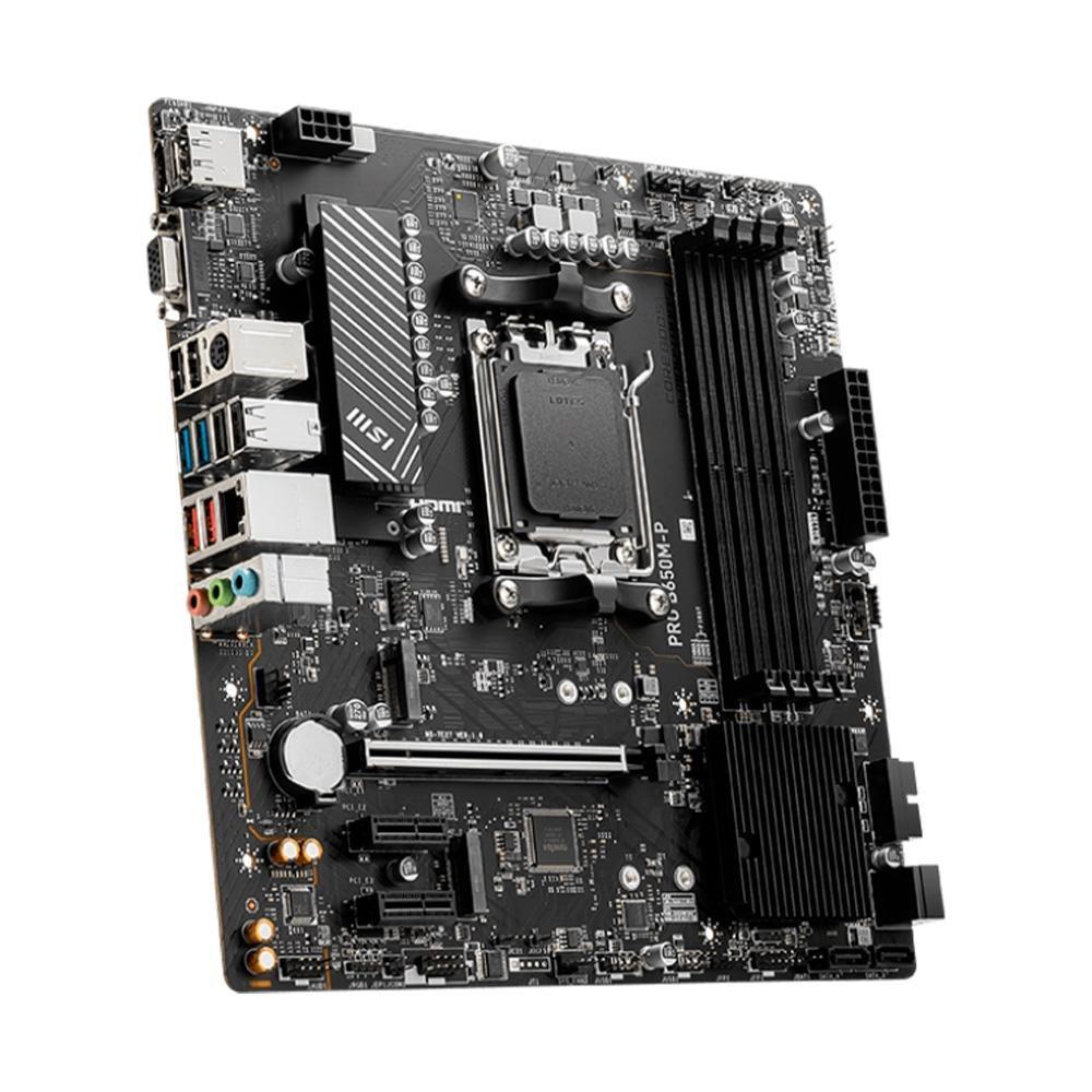 Placa Mãe MSI Pro B650M-P, AMD AM5, M-ATX, DDR5 - PRO B650M-P - foto 3
