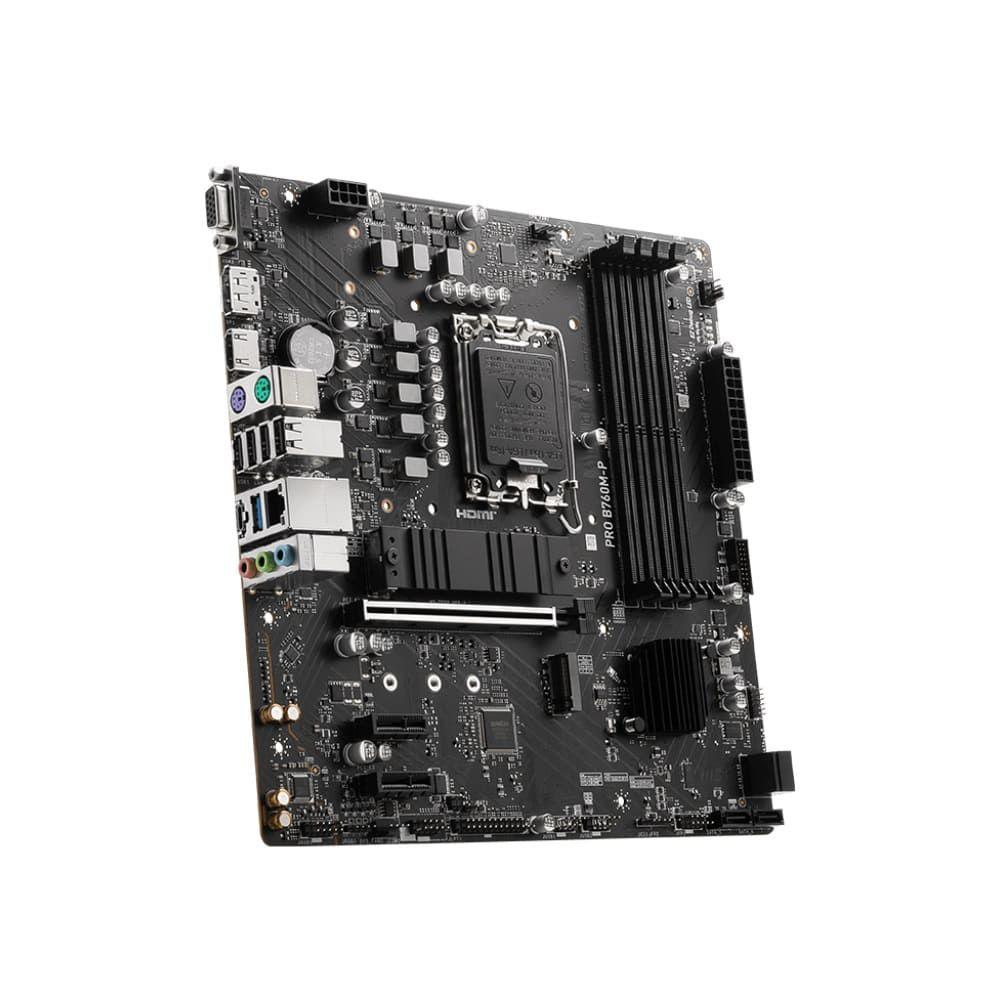 Placa Mãe MSI PRO B760M-P LGA 1700 B760 mATX DDR5 - foto 4