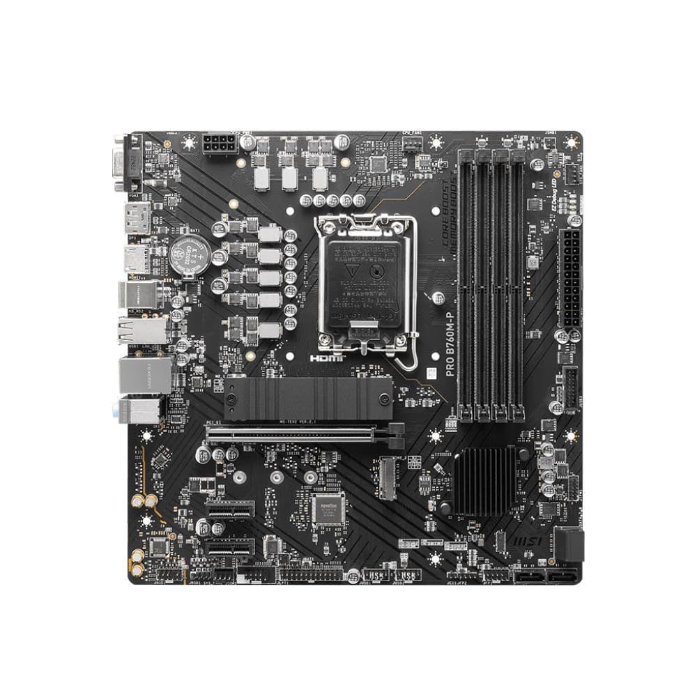 Placa Mãe MSI PRO B760M-P LGA 1700 B760 mATX DDR5 - foto 2