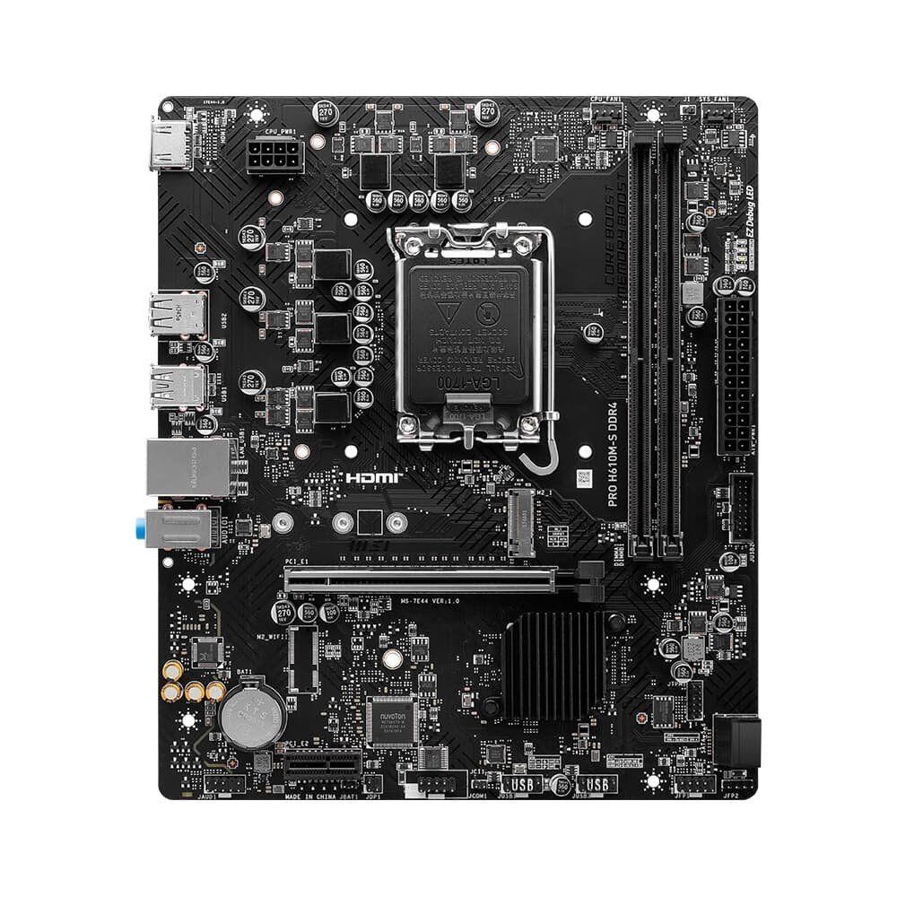 Placa Mãe MSI PRO H610M-S Intel Core, DDR4, mATX, Realtek ALC897 Codec - PROH610MSD4 - foto 3