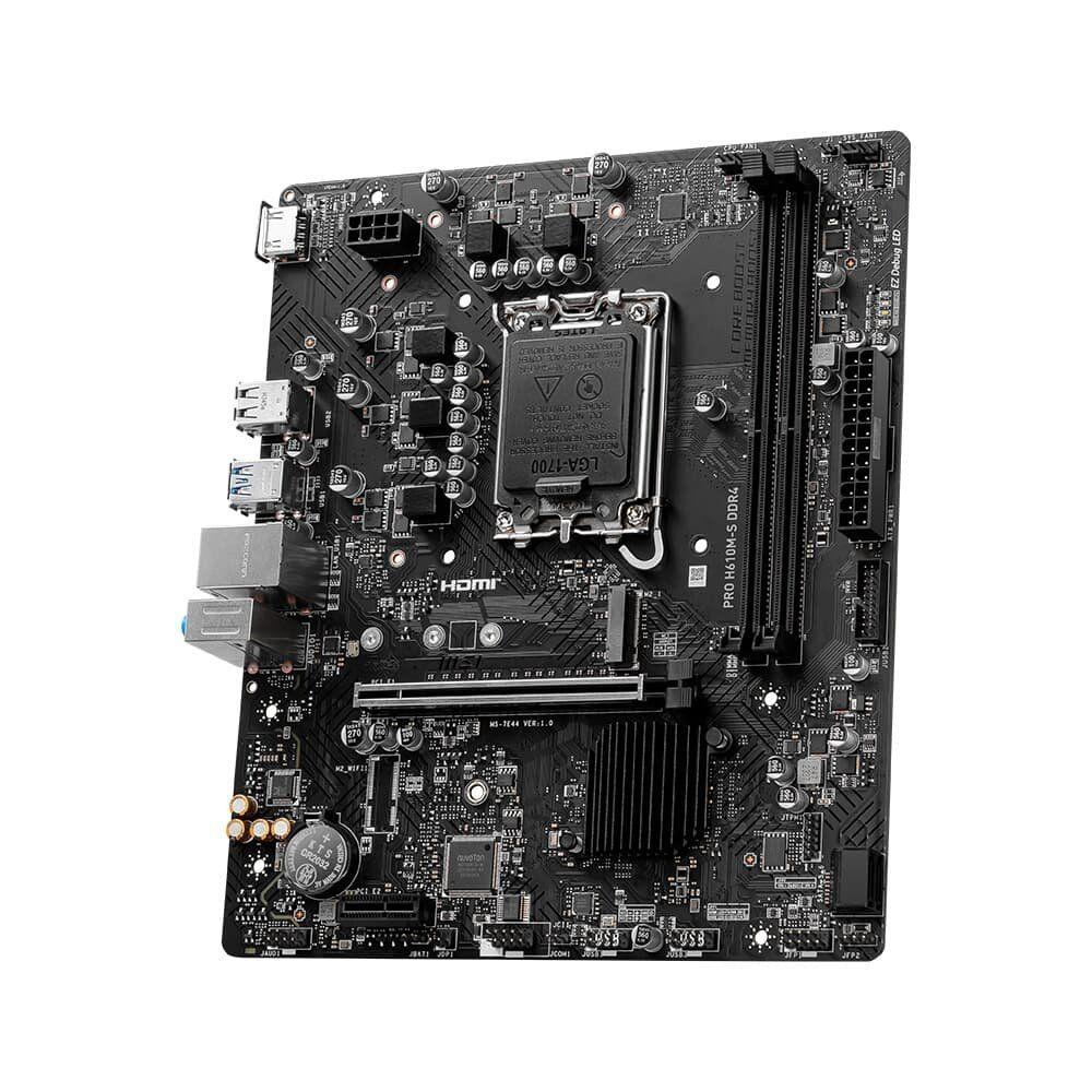 Placa Mãe MSI PRO H610M-S Intel Core, DDR4, mATX, Realtek ALC897 Codec - PROH610MSD4 - foto 4
