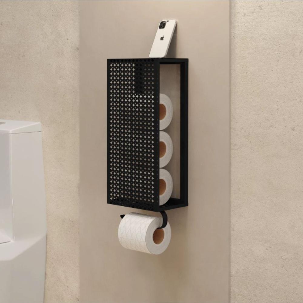 Porta Papel Higiênico Suporte Para Papel Em Aço De Parede - HM