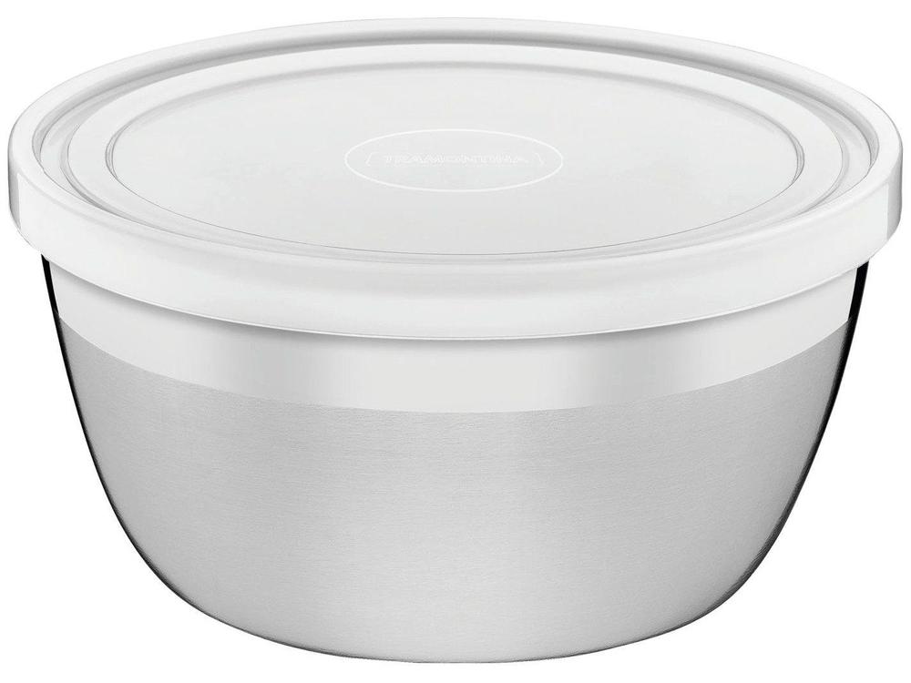 Pote de Inox Tramontina com Tampa Redondo 300ml