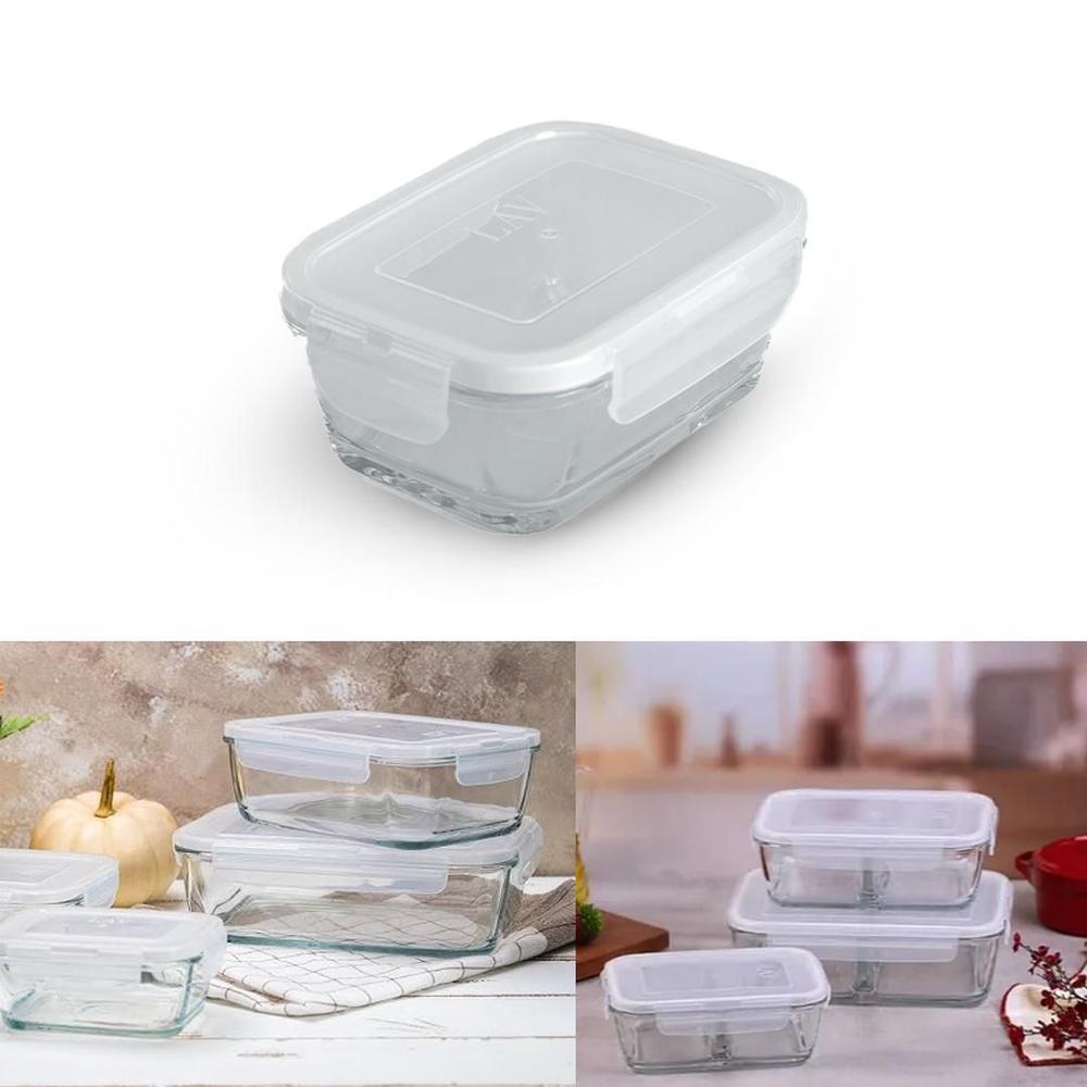 Pote de Vidro 200ml Hermético Marmita Forno Refratário - Casa Raffaello - foto 3