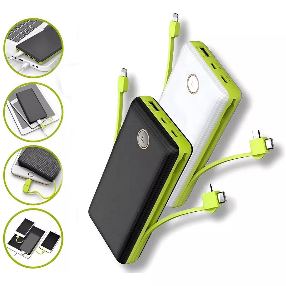 Power Bank 20Mil  Carregador Portátil Carga Rápida Universal Bateria Celular Tablet 