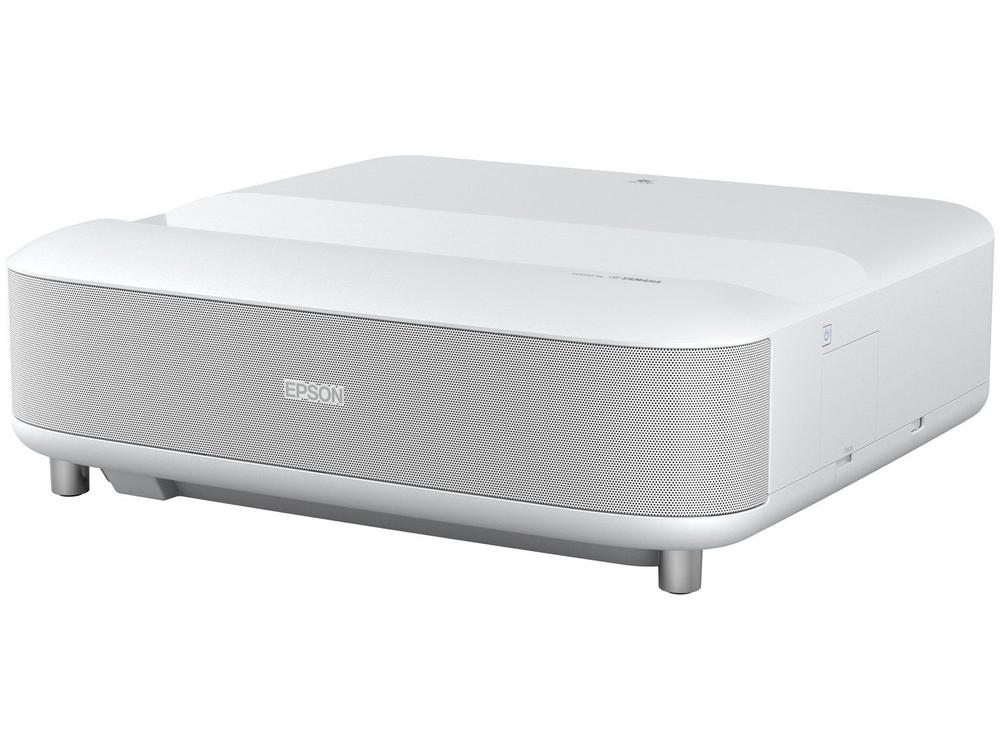 Projetor Smart Laser Epson EpiqVision Ultra LS650 4K 3600 Lumens 3LCD Wi-Fi e Bluetooth USB HDMI Branco