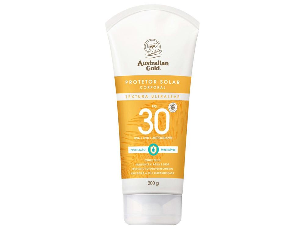 Protetor Solar Corporal Australian Gold 50432 Creme FPS 30 200g