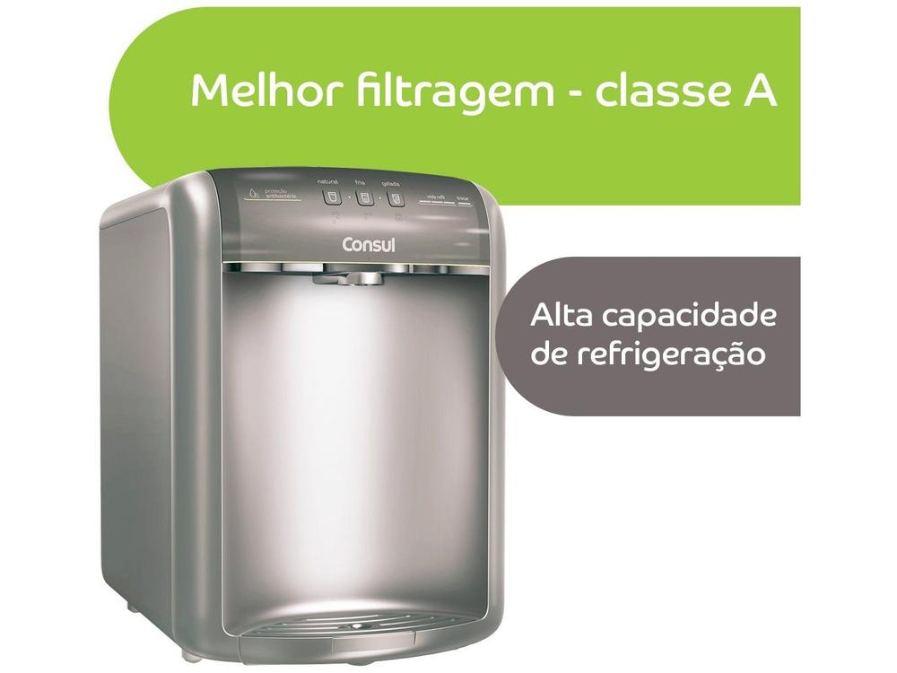 Purificador de Água Consul Alta Refrigeração Titânio Prata CPB36AFANA - foto 4