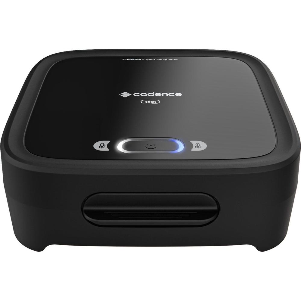 Sanduicheira Grill Cadence Preta 750W Antiaderente Click
