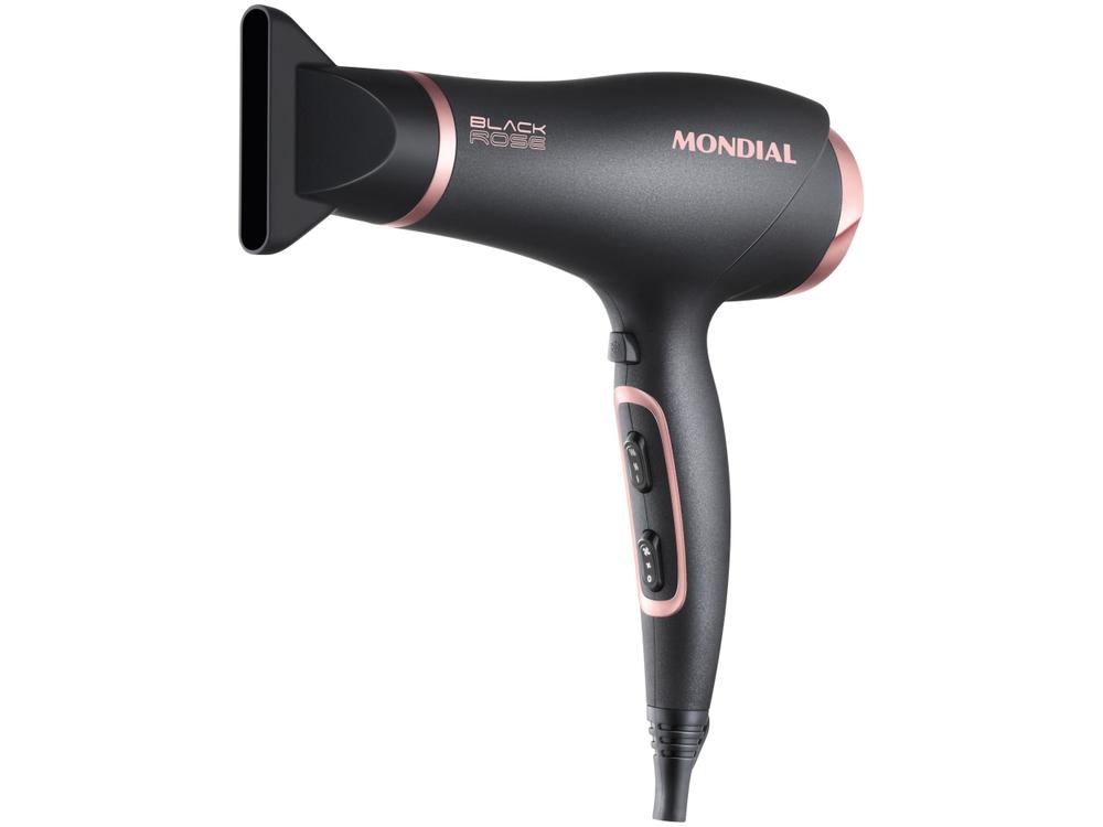 Secador de Cabelo Mondial 220V Black Rose