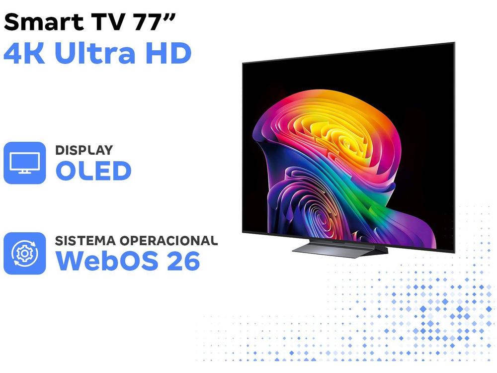 Smart TV 77" LG 4K UHD OLED evo AI OLED77C6PSA WebOS 26 2026 - foto 3