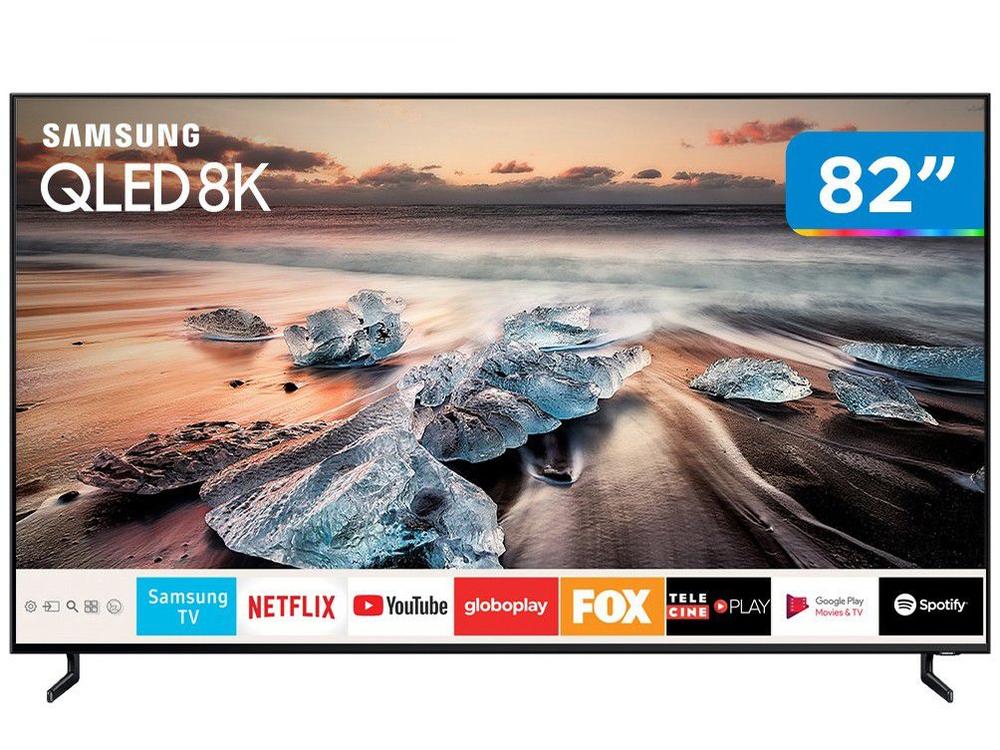 Smart TV 8K QLED Samsung QNQ900RBGXZD Preta 82"