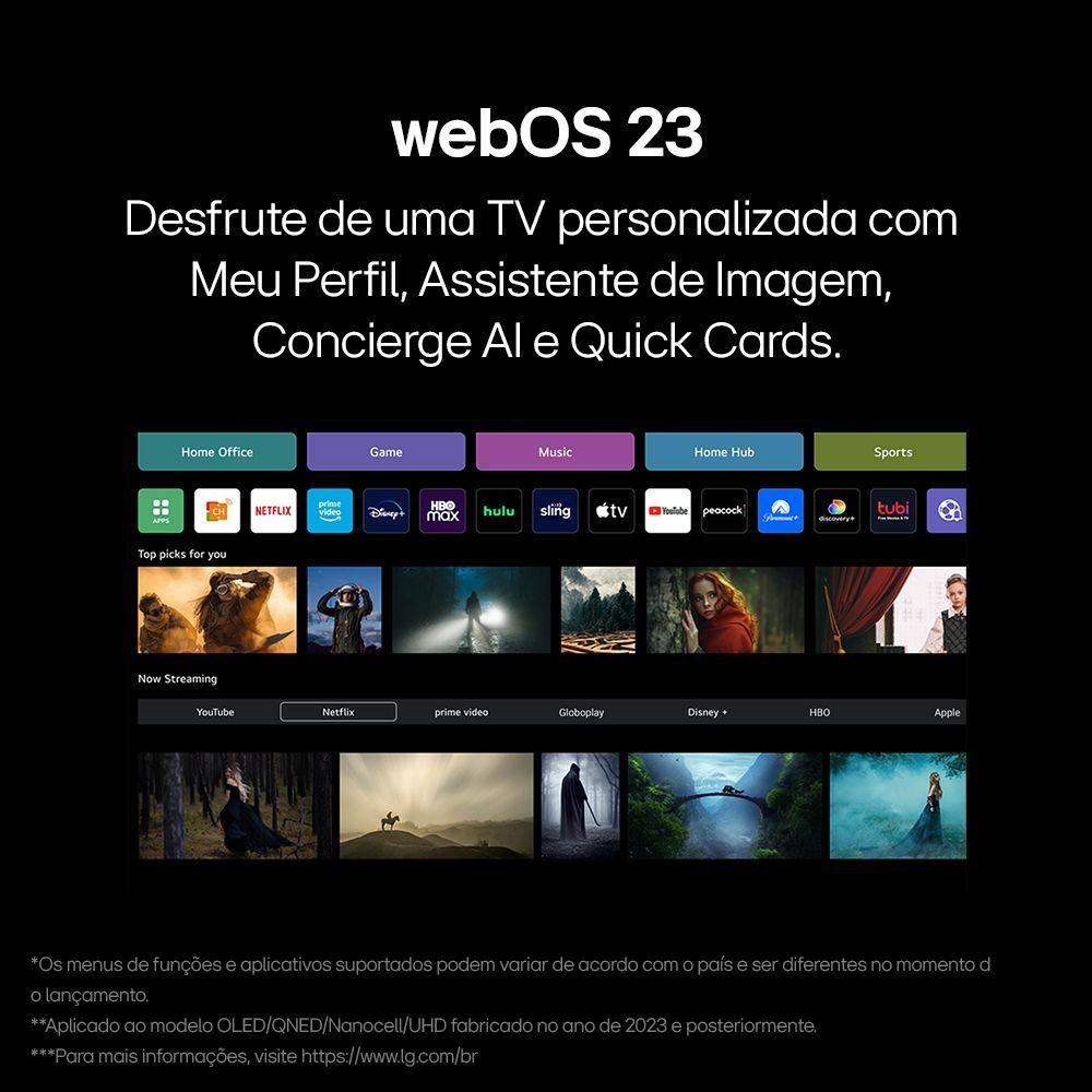 Smart TV LG 43 Full HD ThinQ AI 43LR670 LR671 Alexa Airplay 2 webOS 23 HDR10 Game Optimizer