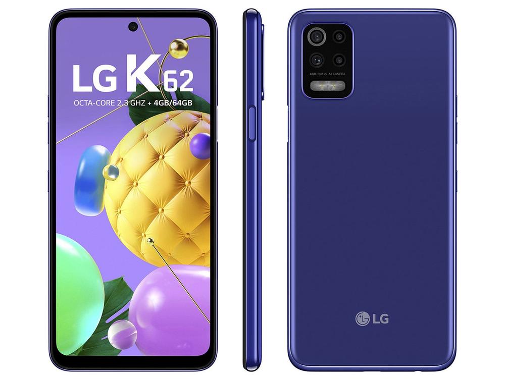 Smartphone LG K62 64GB 4G Octa-Core 4GB RAM 64GB Azul