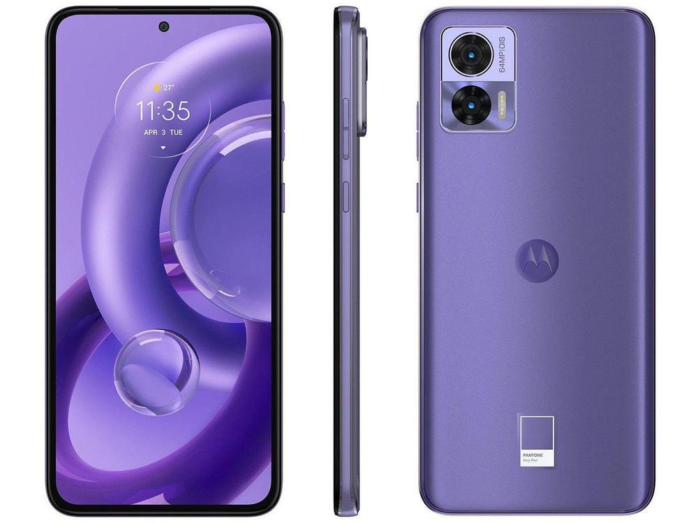 Smartphone Motorola Edge 30 Neo 256GB 5G Octa-Core 8GB RAM 6,3” Câm. Dupla + Selfie 32MP 256GB Lilás