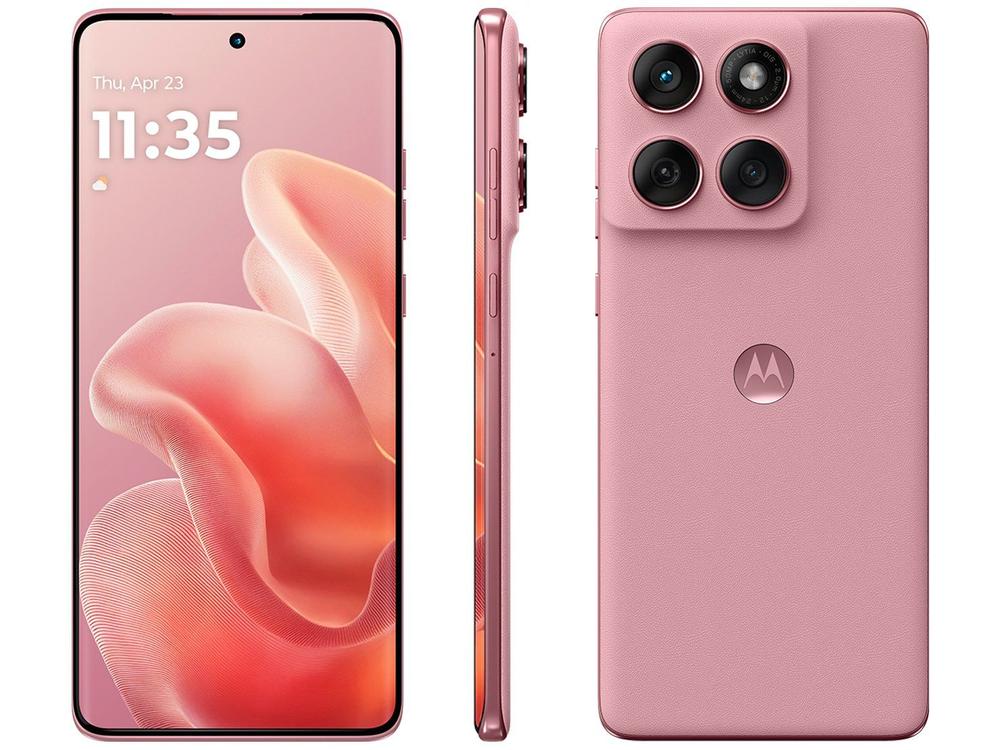 Smartphone Motorola Edge 60 Fusion 5G 256GB, 8GB RAM, 16GB Ram Boost, Tela QuadCurve, moto AI, 50MP Sony...