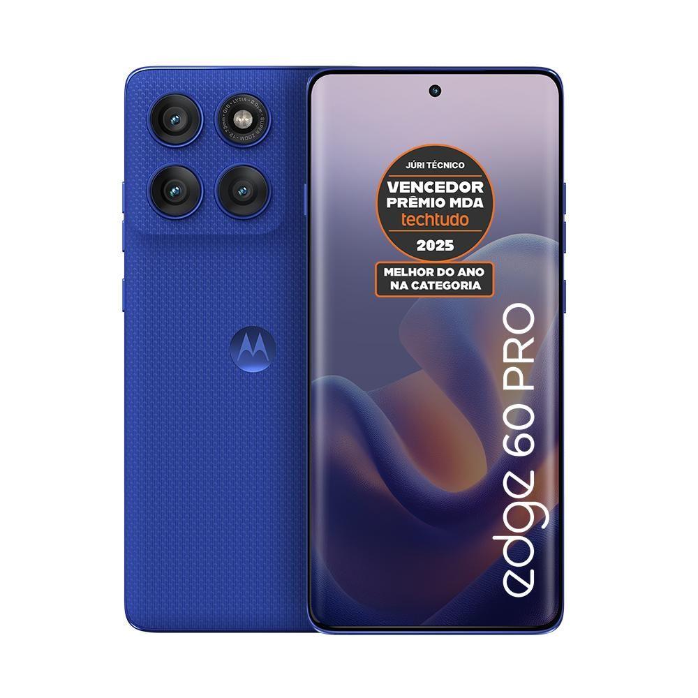 Smartphone Motorola Edge 60 PRO 5G, 256GB, 12GB RAM, 12GB Ram Boost, Tela QuadCurve, moto AI, 50MP Sony...