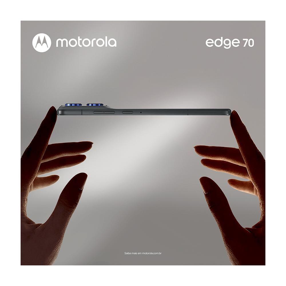 Smartphone Motorola Edge 70 5G 256GB 8GB RAM, 16GB RAM Boost, Ultrafino, 3 cameras 50MP, Tela 1.5K extreme...