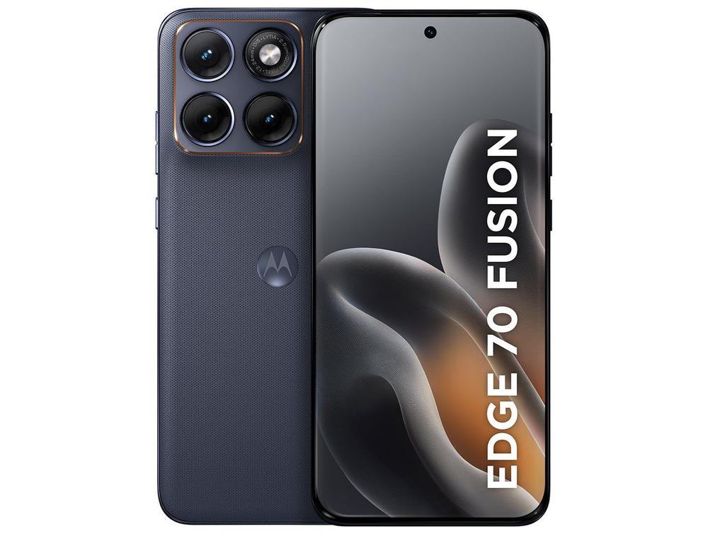Smartphone Motorola Edge 70 Fusion 5G 256GB 24GB (8GB RAM + 16GB RAM Boost) Câmera 50MP Sony Lytia 710 Tela 1.5K Extreme Amoled 144Hz