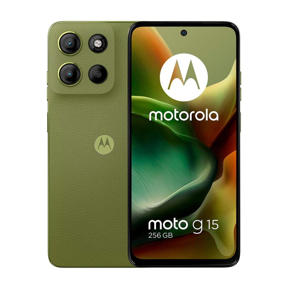 Smartphone Motorola Moto G15 XT2521-2 256GB 4GB RAM Dual SIM Tela 6.7" - Verde
