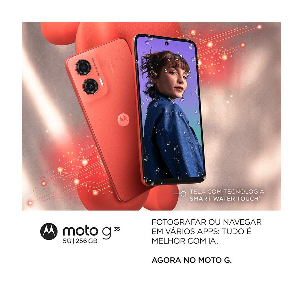 Smartphone Motorola Moto g35 5G 256GB, 4GB RAM, 8GB Ram Boost, Camera 50MP com AI, NFC, Tela 6.7 com... - foto 2