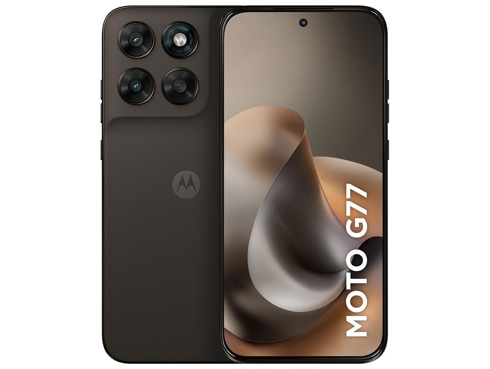 Smartphone Motorola Moto G77 5G 256GB 24GB (8GB RAM + 16GB RAM Boost) Câmera 108MP Ultra-Pixel Tela 1.5K...