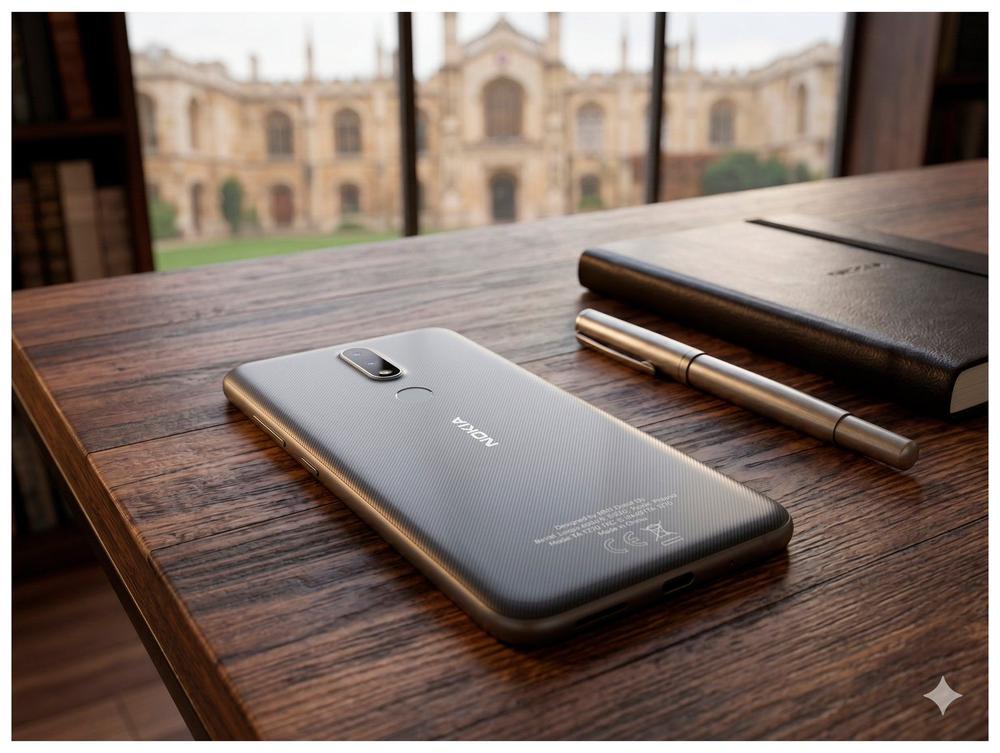 Smartphone Nokia 2.4 64GB Cinza 4G 3GB RAM 6,5” Câm. Dupla + Selfie 5MP com Pacote Offic