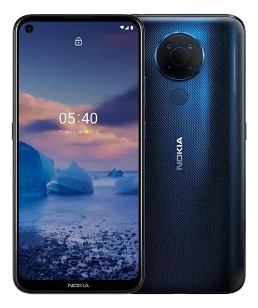 Smartphone Nokia 5.4 Azul 128gb 4gb Ram 6,39" Câmera Quadrupla