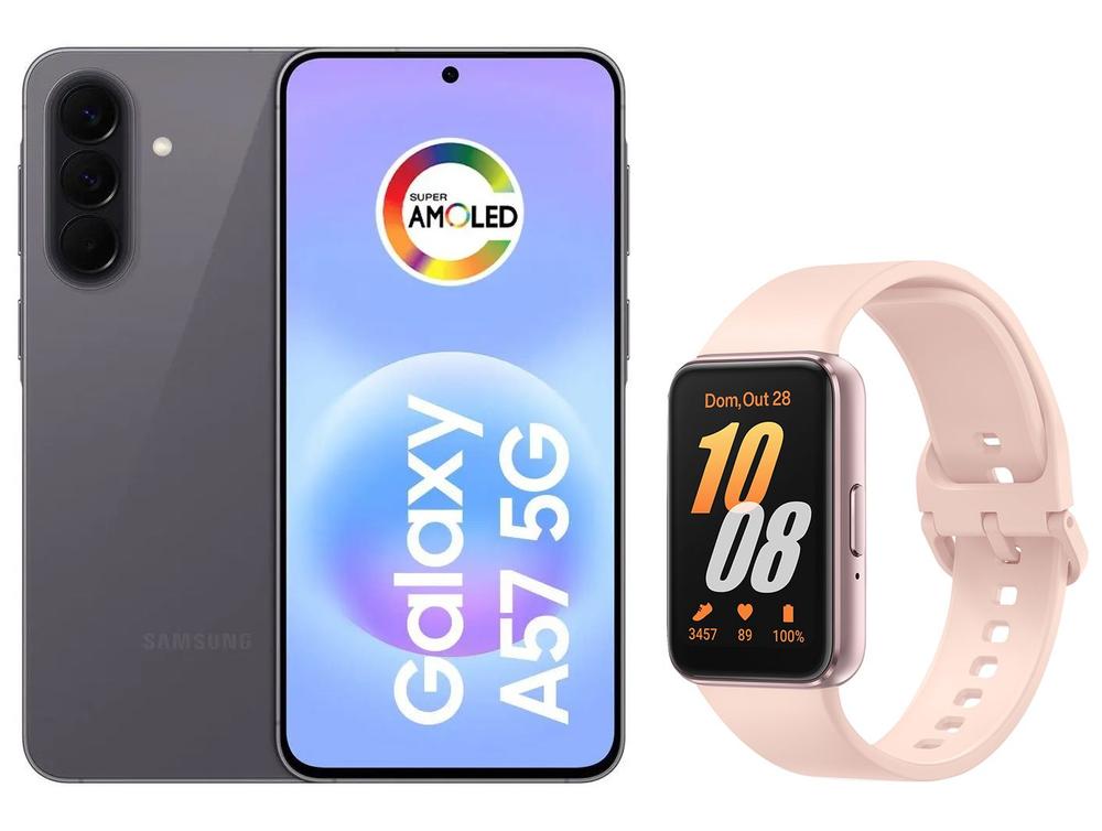 Smartphone Samsung Galaxy A57 256GB Cinza