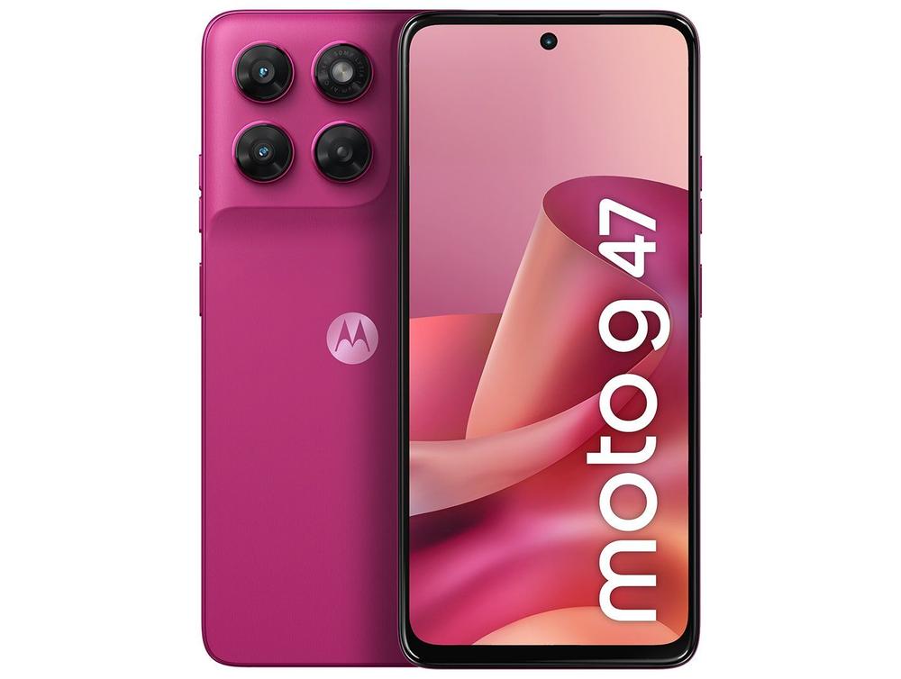 Smartphones Motorola Moto G47 5G 256GB 4GB RAM, 8GB RAM Boost, câmera 50 MP Sony LYTIA 600, Tela 6.7 FHD...