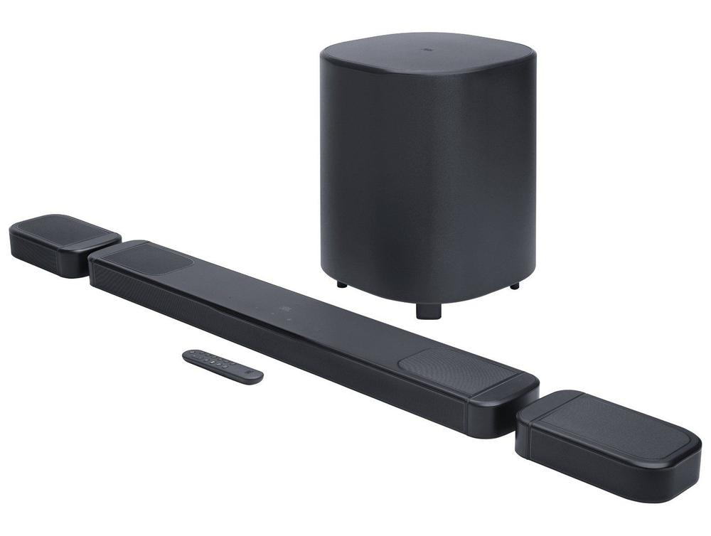 Soundbar JBL Bar 1000MK2 7.1.4 Canais Wireless com 480W RMS, PureVoice 2.0 e MultiBeam 3.0