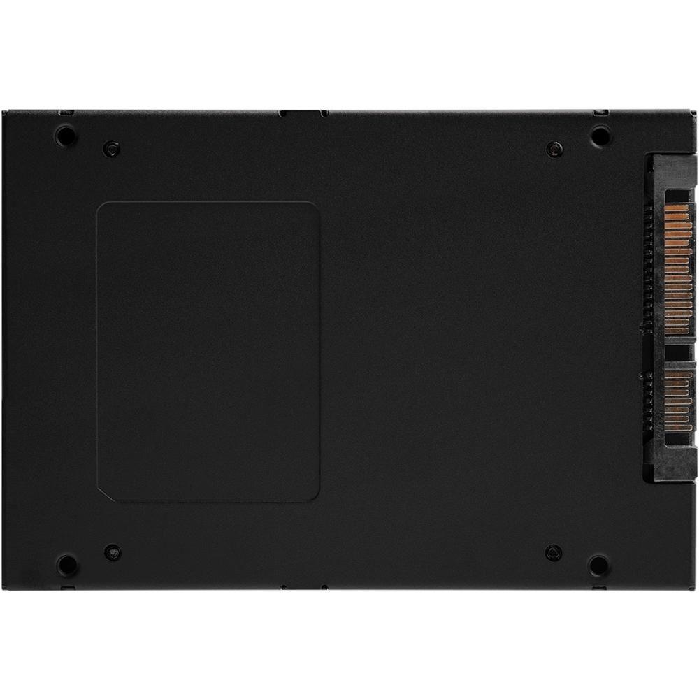 SSD Kingston KC600, 256GB, 2.5", SATA III, Leitura: 550 MB/s, Gravação: 500 MB/s, Preto - SKC600/256G