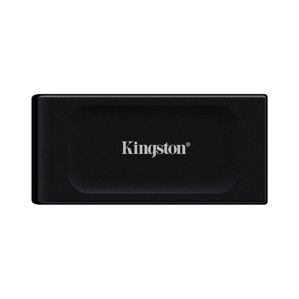 SSD Kingston XS1000, 1TB, Portátil, USB 3.2 Gen 2, Leitura: 1050 MB/s, Gravação: 1050 MB/s, Preto -...