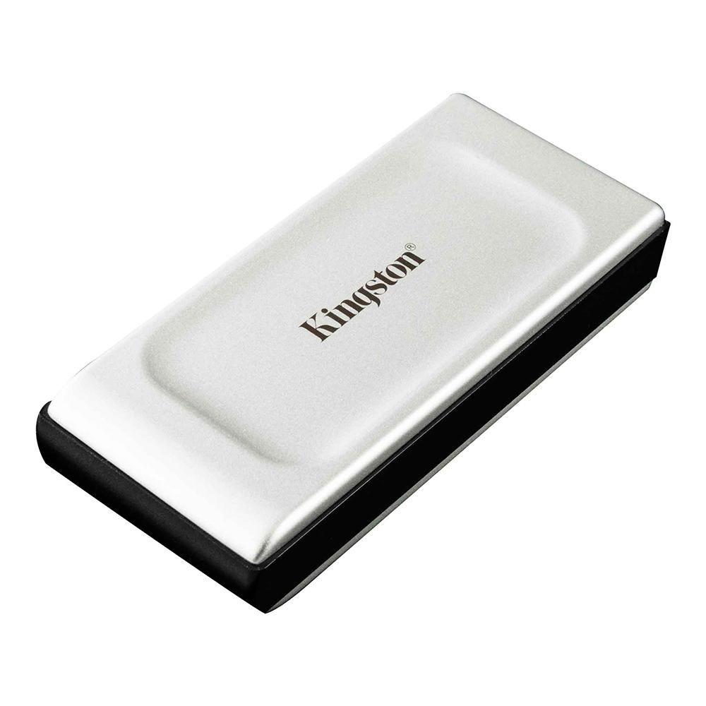 SSD Kingston XS2000, 1TB, Portátil, USB 3.2 Gen 2x2, Leitura: 2000 MB/s, Gravação: 2000 MB/s, Prata -...