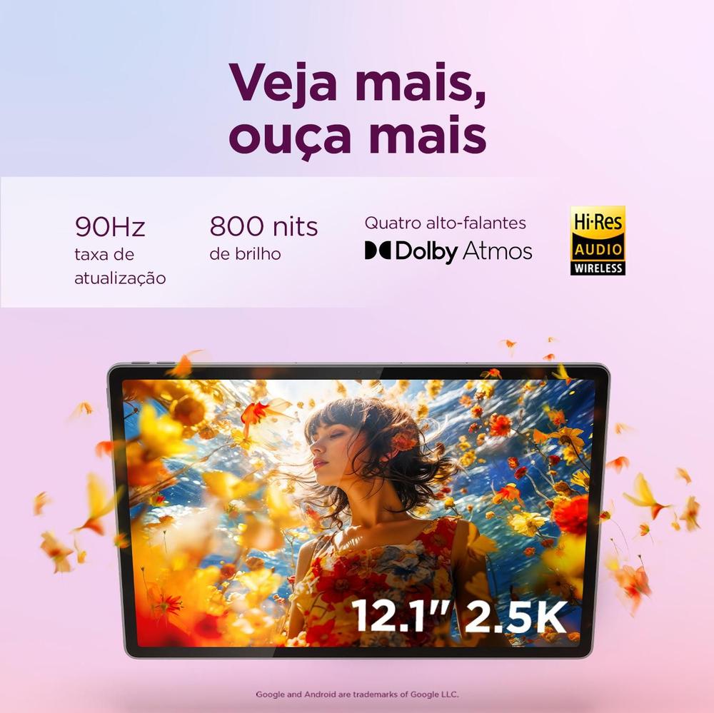 Tablet Lenovo Idea Tab Plus Octa Core 8GB RAM 256GB Luna Grey - ZAGJ0575BR