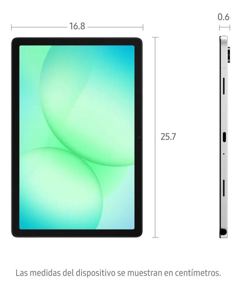 Tablet Samsung Galaxy Tab A11 5g Smx236 128GB 6GB Ram Prateado - foto 2