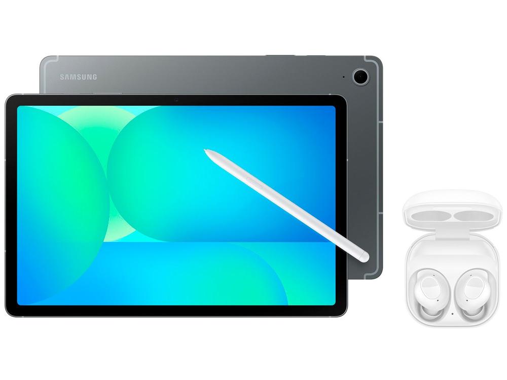 Tablet Samsung Galaxy Tab S10 FE 8GB RAM 128GB - 10,9” + Fone de Ouvido Buds FE Sem Fio Branco