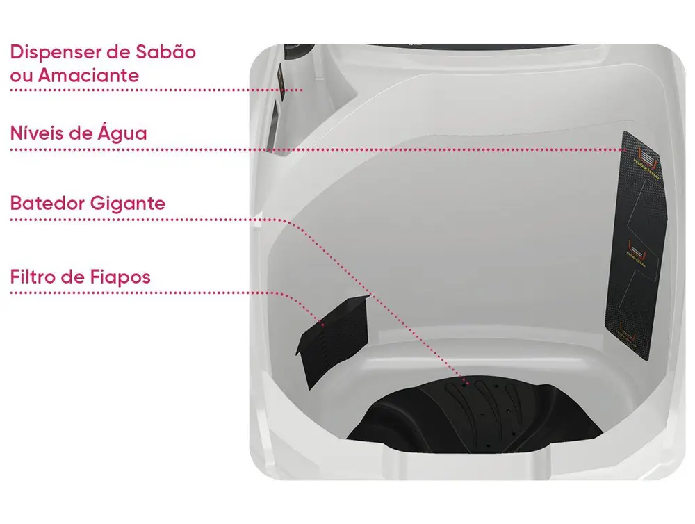 Tanquinho de Lavar Roupas Colormaq 15kg LCS15