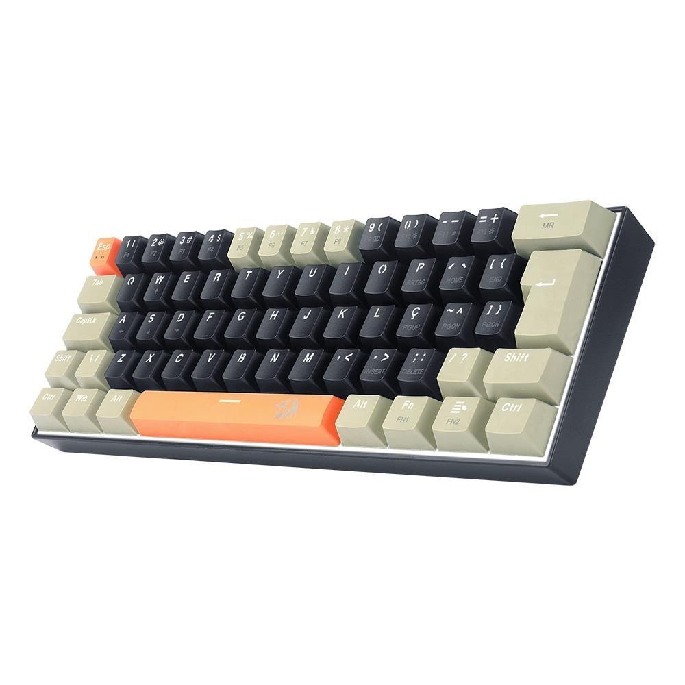 Teclado Gamer Redragon Lakshmi, Switch Brown, Layout 60%, ABNT2, Preto - K606-OG&BK&GY (PT-BROWN) - foto 2