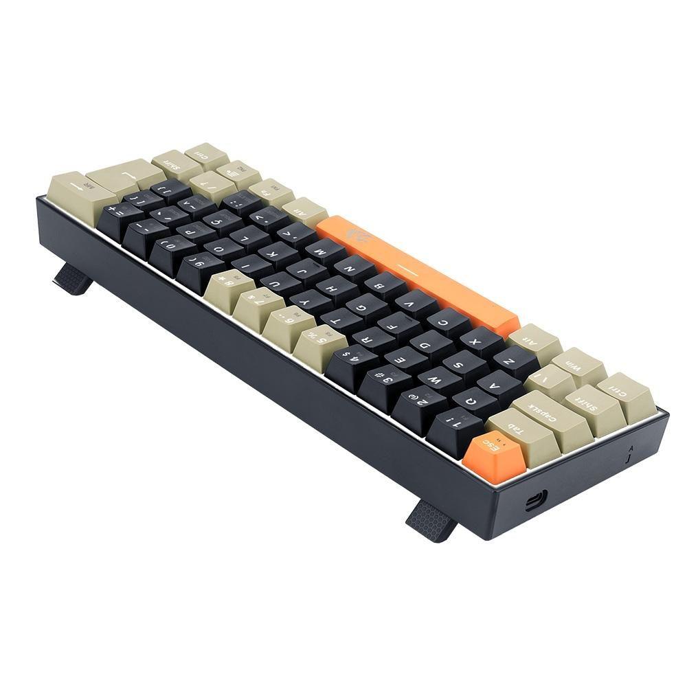 Teclado Gamer Redragon Lakshmi, Switch Brown, Layout 60%, ABNT2, Preto - K606-OG&BK&GY (PT-BROWN) - foto 4