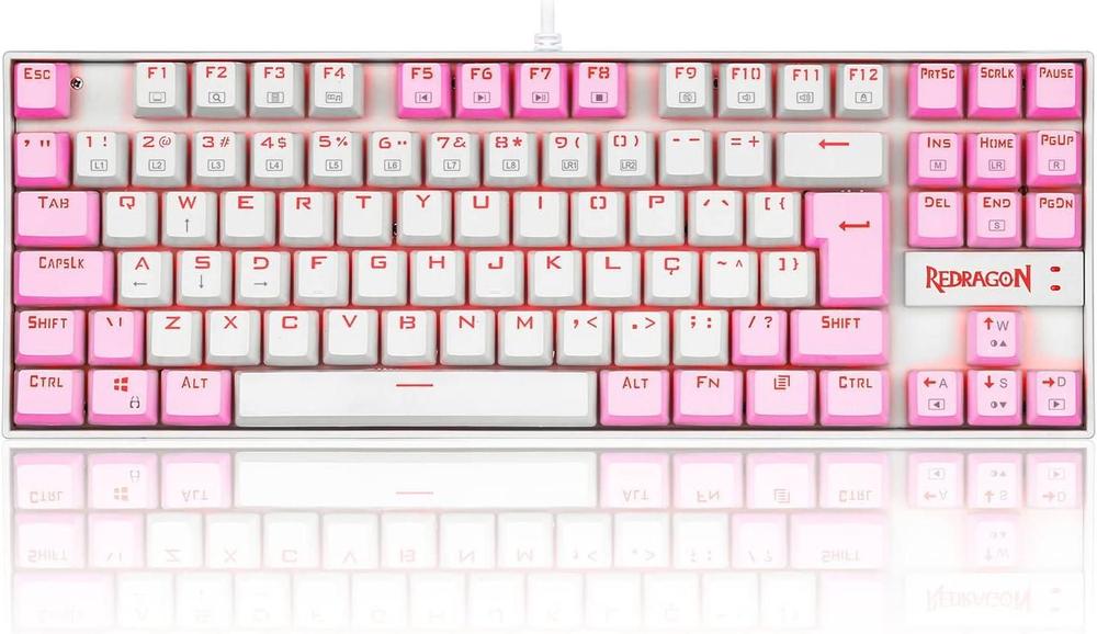 Teclado Mecânico Gamer Redragon Kumara K552 RGB Switch Blue