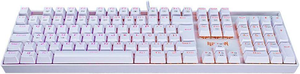 Teclado Mecânico Gamer Redragon Mitra Lunar Red - K551W RGB