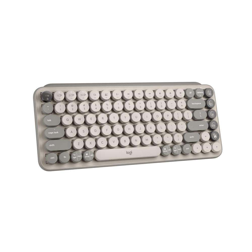 Teclado Mecânico Sem Fio Logitech POP Keys - Personalizável com Emojis
