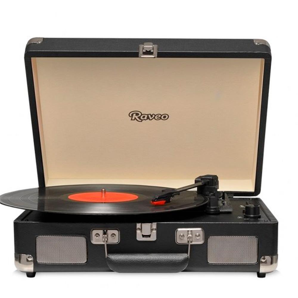 Toca Discos HI FI Raveo Sonetto Chrome, Vinyl, Bluetooth, USB, Aux, Preto - 26396 - foto 4