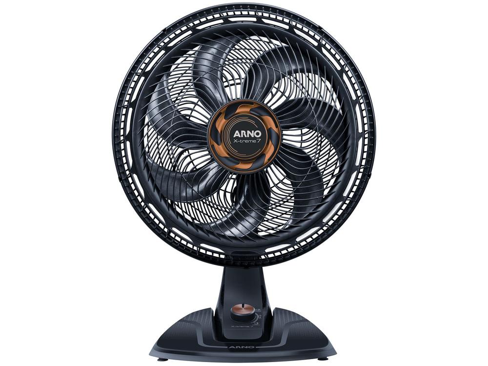 Ventilador de Mesa Arno X-Treme 7 40cm 7 Pás 3 Velocidades Cinza e Cobre 110V