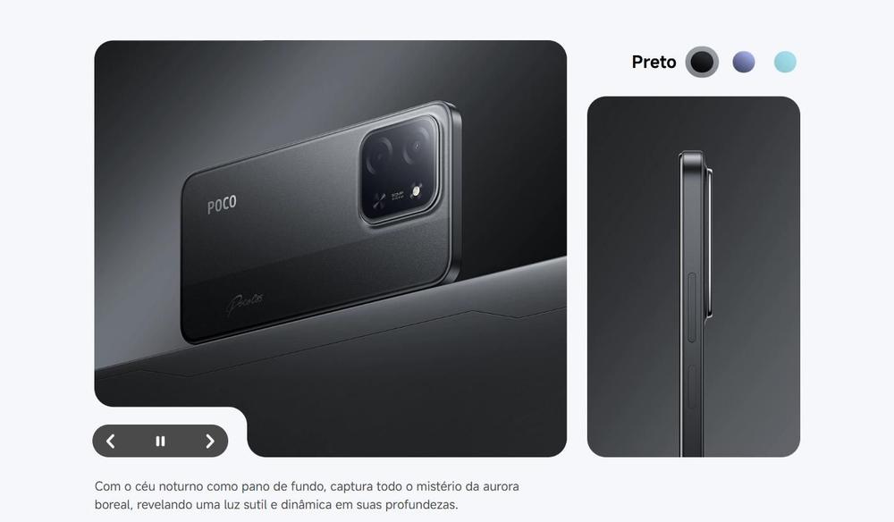 Xiaomi POCO C85 NFC 120Hz 256GB 16GB Ramboost Câmera 50MP Tela 6.88 120Hz NFC Smartphone Custo benefício... - foto 2