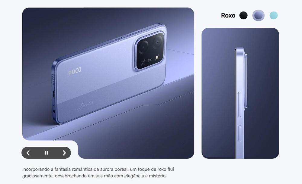 Xiaomi POCO C85 NFC 120Hz 256GB 16GB Ramboost Câmera 50MP Tela 6.88 120Hz NFC Smartphone Custo benefício... - foto 3