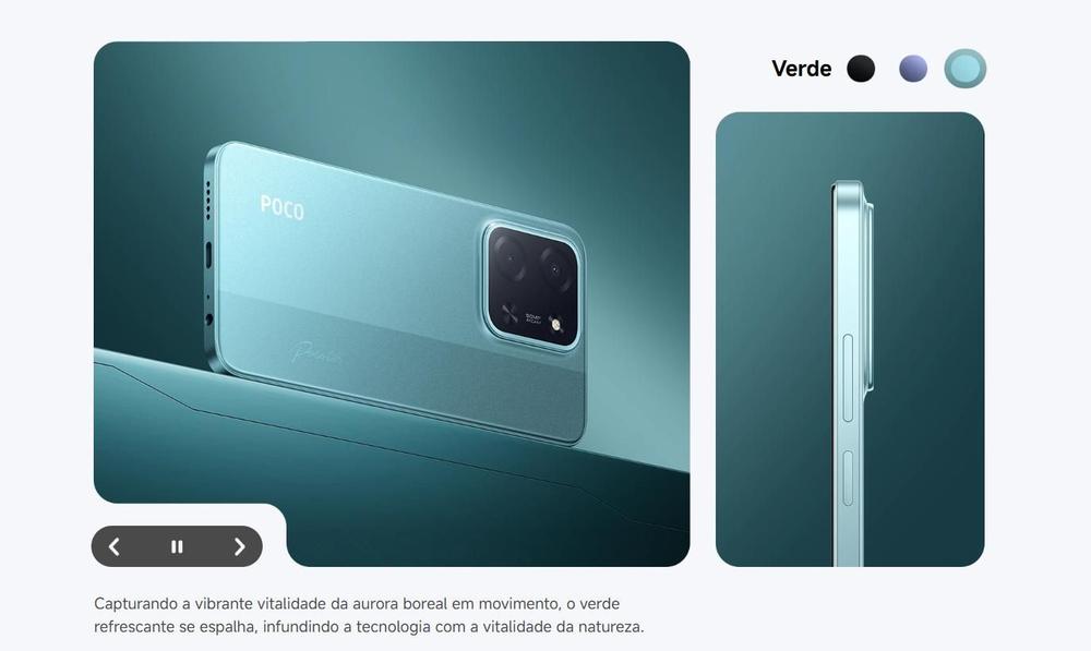 Xiaomi POCO C85 NFC 120Hz 256GB 8GB Câmera 50MP Tela 6.88 120Hz - foto 2
